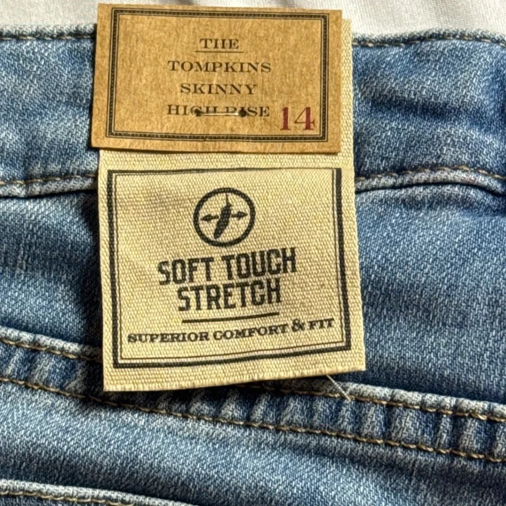 Polo Ralph Lauren Tompkins Skinny High Rise Jeans 14 313916425001-2334